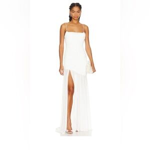 Retrofete Alessia Dress - *never worn* size medium bridal dress white